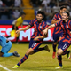 Ricardo Pepi (c.) celebrates a goal over Honduras.